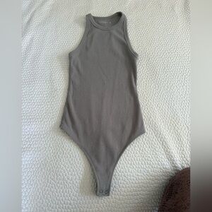 Abercrombie & Fitch Gray tank top Bodysuit